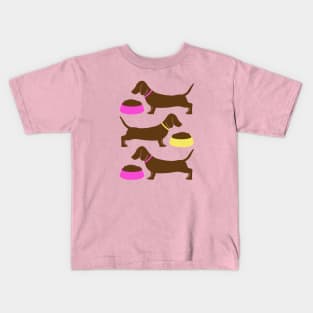 Adorable dachshunds Kids T-Shirt